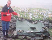 Welcome, my home is your home. Bivi Red Tarn Dads and Lads Helvellyn