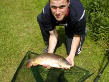 James second carp on floating bread, Ellerbeck