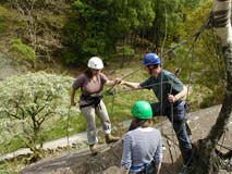 WRN Practice Abseiling Borrowdale