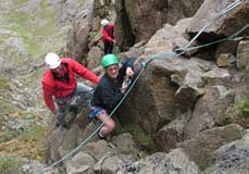 Ascending Slab and Notch. Pillar Rock