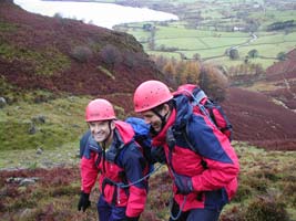 Steep ground Ropework